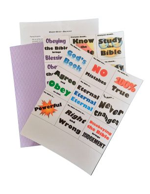 Bibliology Memory Match